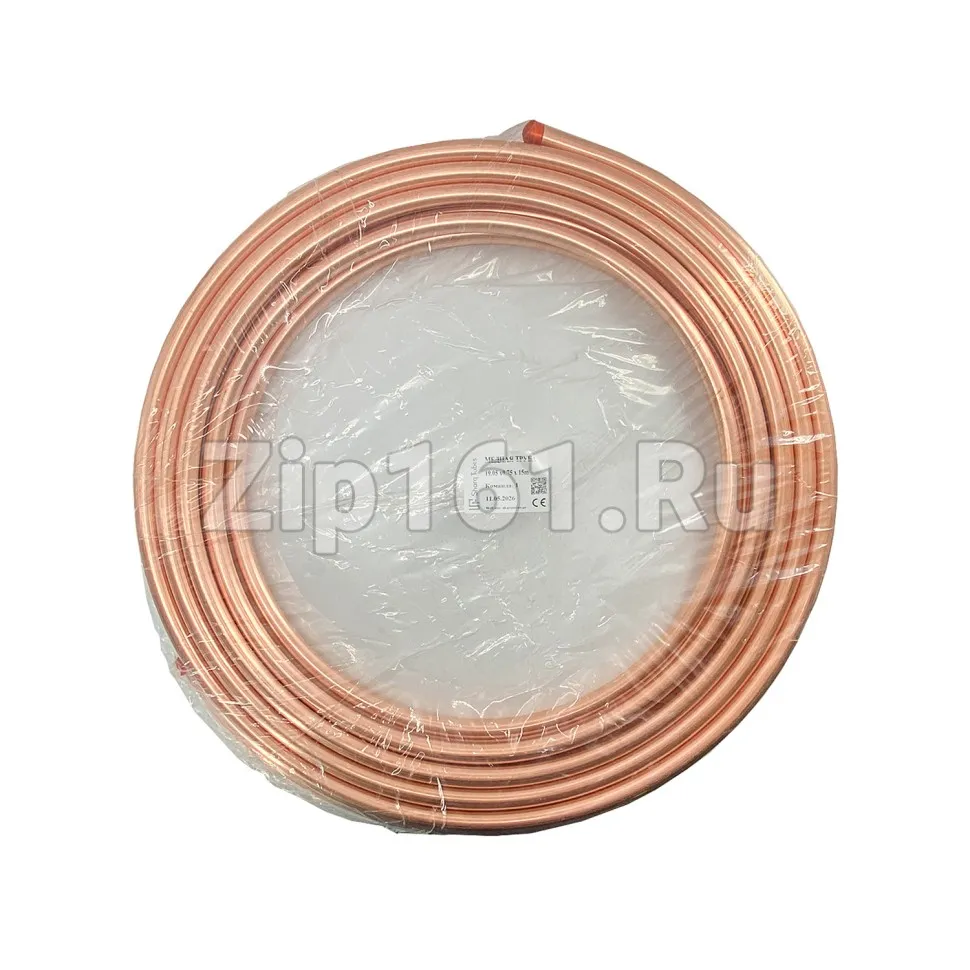 Медная труба 3/4 0,80мм Sharq Tubes бухта 15м