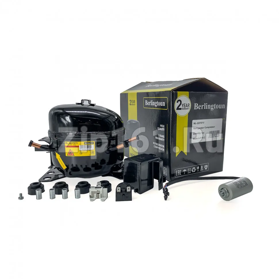 Компрессор Berlingtoun ML-QD75YV (R600, 130Вт при -23С)