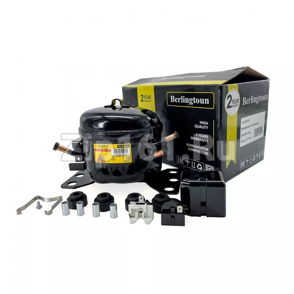 Компрессор Berlingtoun L-QD35YG (R600, 53Вт при -23С)