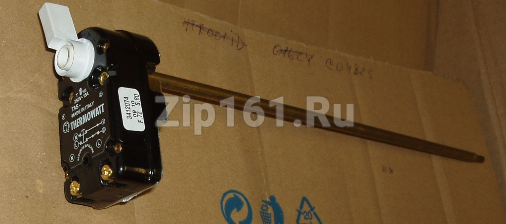 Термостат для водонагревателя в/н TAS 300 RF 72/80 TW (черн.прямоуг.с флажком) Аристон CU4825