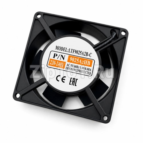 Вентилятор 92х92х25мм 220V LTF9025A2B-C подшипник штекер