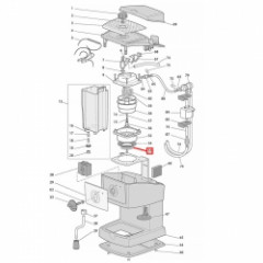 Сеточка бойлера для кофеварки Delonghi 42,3 мм 6032107100