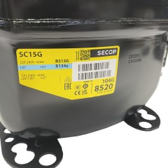 Компрессор Secop SC15G (R-134, 23.3C, 261Вт, при +7,2C, 1369Вт) универ.