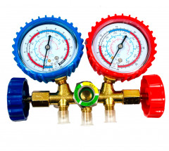 Коллектор 2-х вентильный FC(CT)-536G (R12,22,134,404), с шлангами 90 см