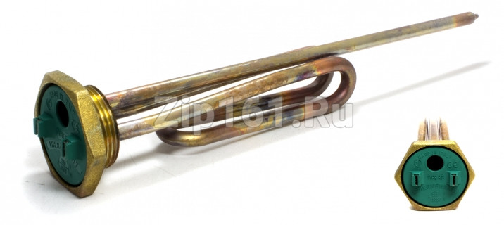 ТЭН водонагревателя RCT 1500w-220v, M6 (резьба 1”1/4) Europe, 182315, D-42мм