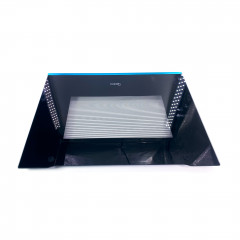 Внешнее стекло духового шкафа в сборе Midea 12971100A68600 для модели MO57105GB
