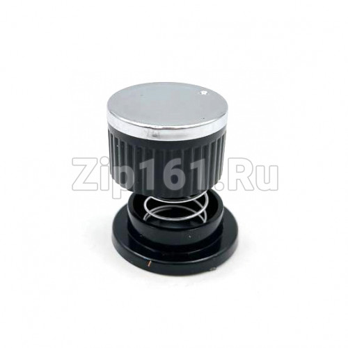 Ручки плиты с пружинкой Черные с хром.накладкой универсальные