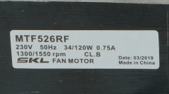 Микродвигатель 34Вт CU/AL 1300/1550RPM SKL