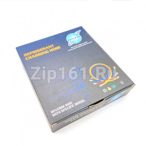 Шланг заправочный 1,2м 1/4 800-4000Psi комплект 3шт с вентилем