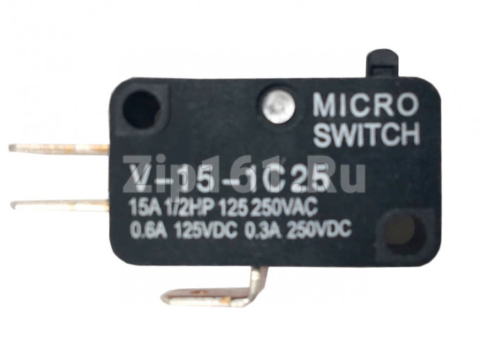 Микровыключатель V-15-1C25, 250V 15A