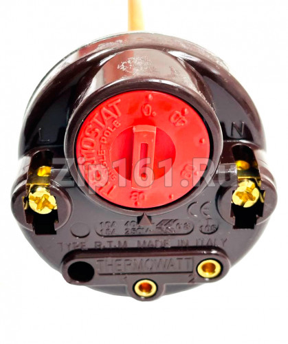 Термостат водонагревателя RTM 68°C (16A-250V), короткий стержень t.181502